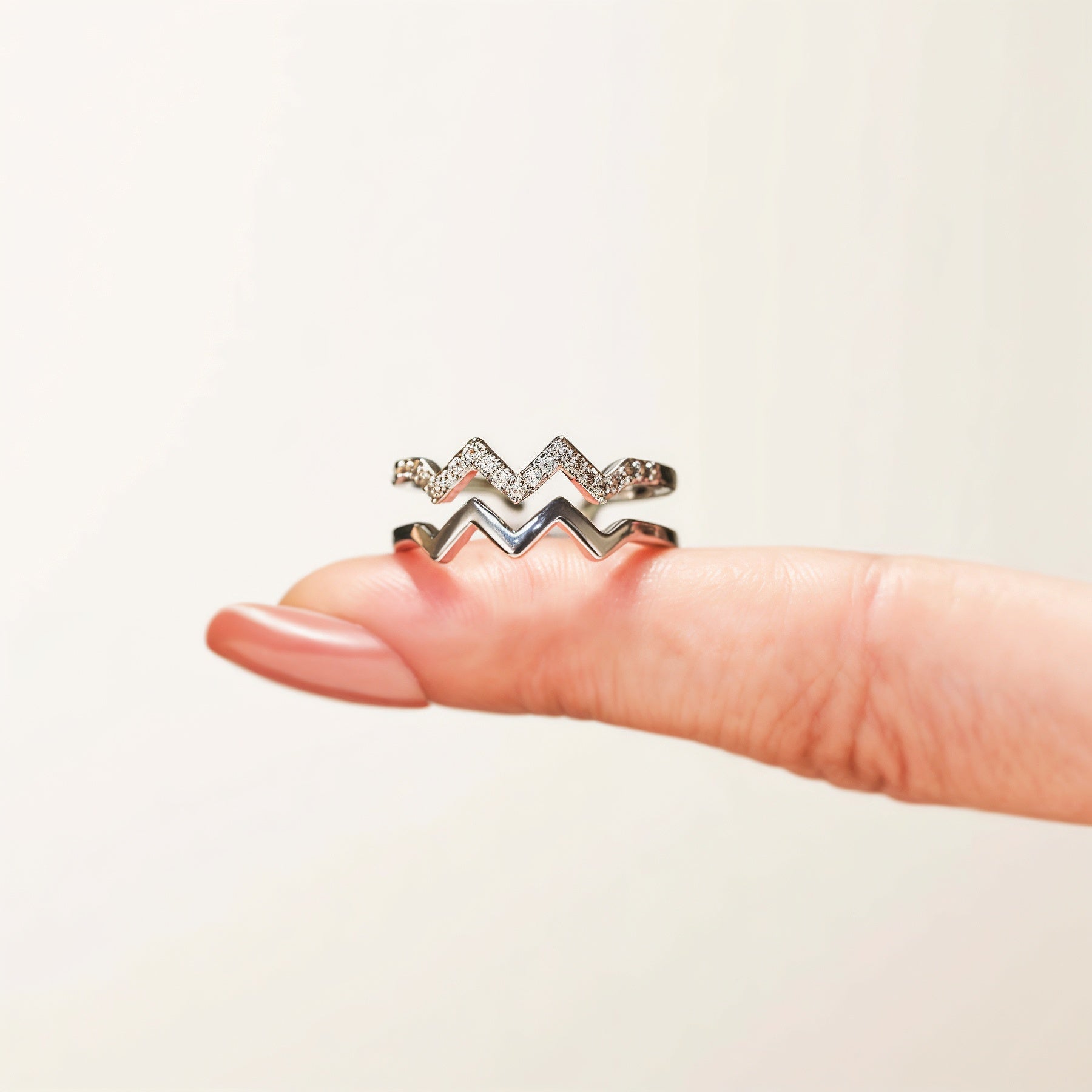 A Mia Figlia™ - Anello Onda Antistress - VerdeChiaro