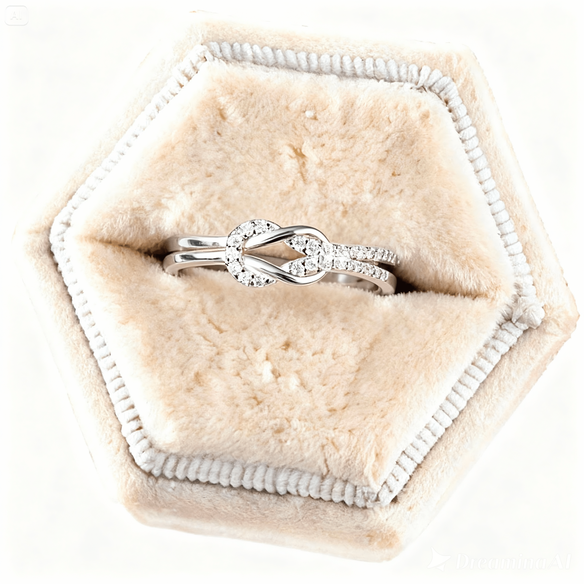 Alla Mia Migliore Amica™ - Anello Nodo - VerdeChiaro