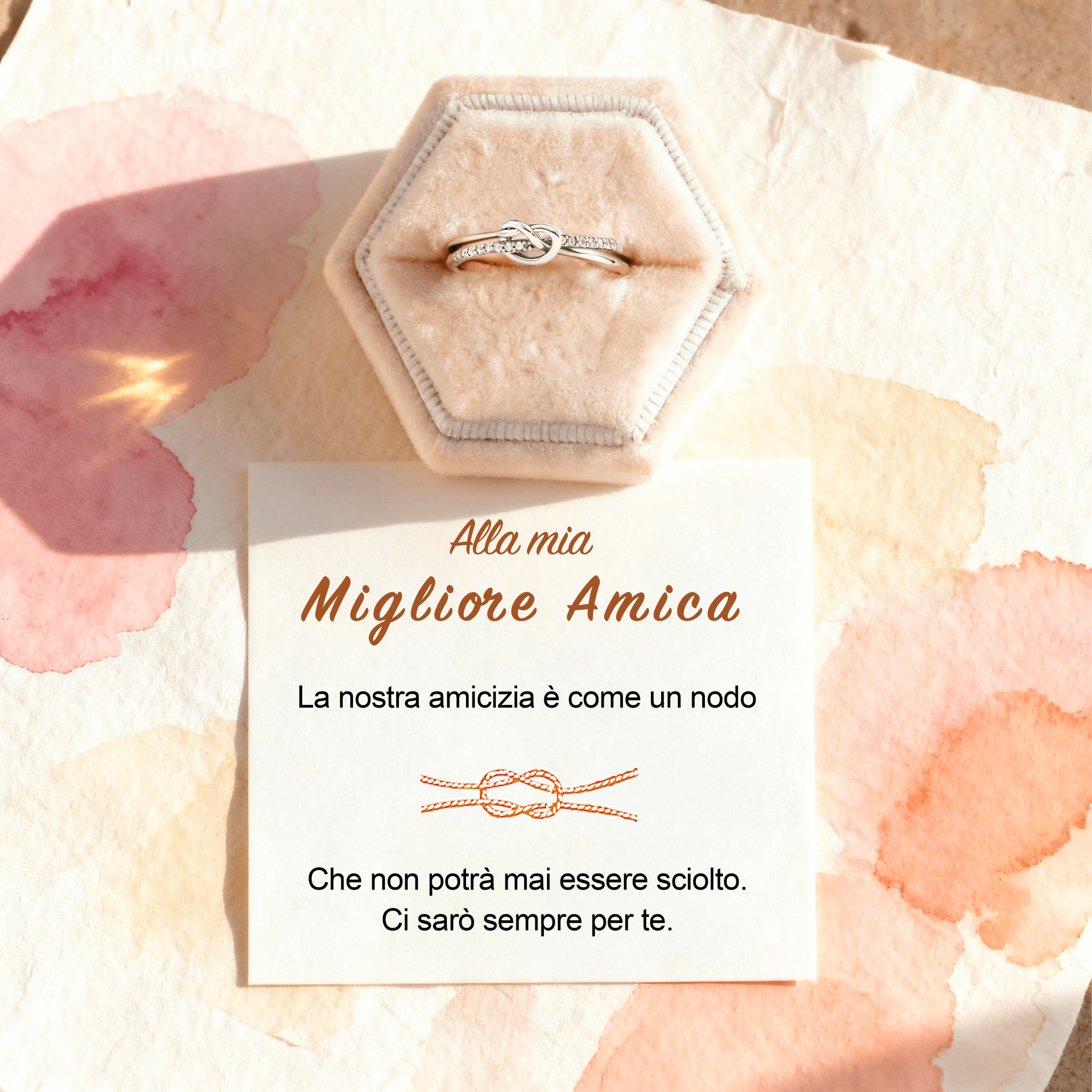 Alla Mia Migliore Amica™ - Anello Unite Per sempre - VerdeChiaro