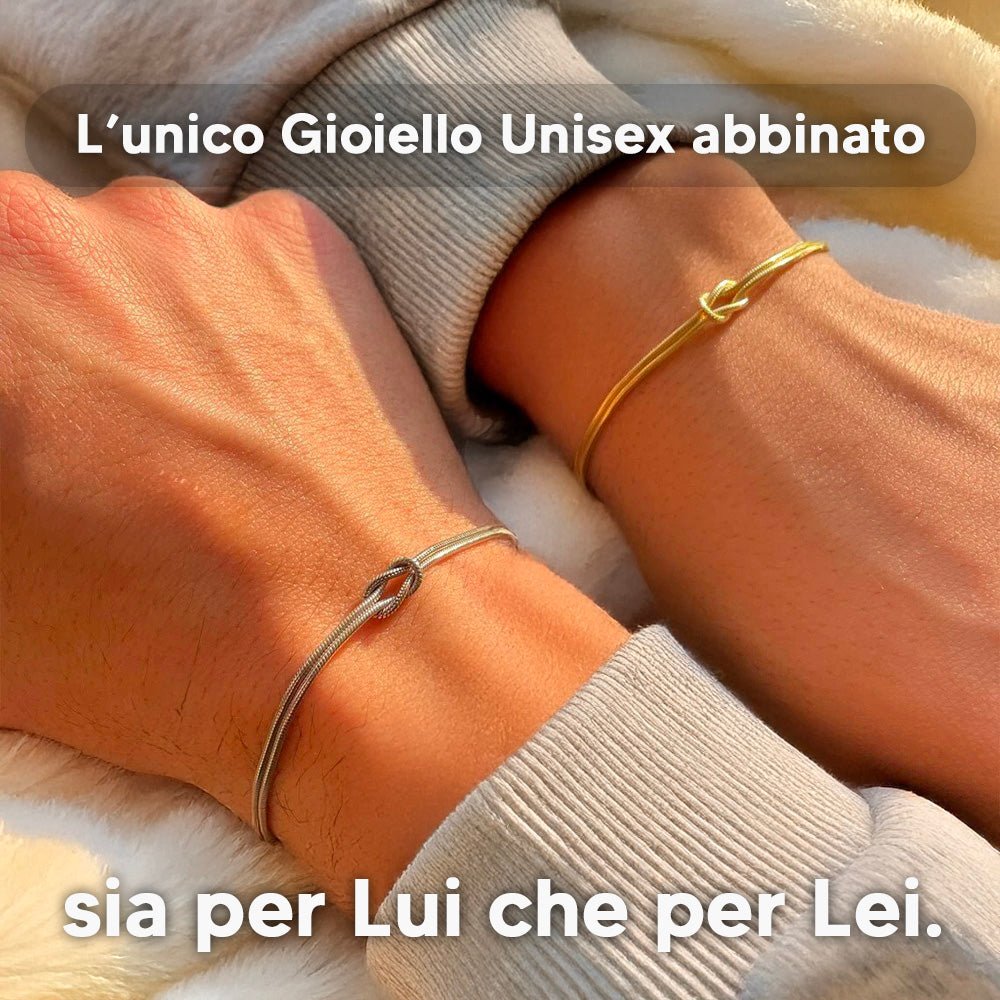 Il nodo che ci Lega™ - Bracciale Per Sempre Uniti - VerdeChiaro