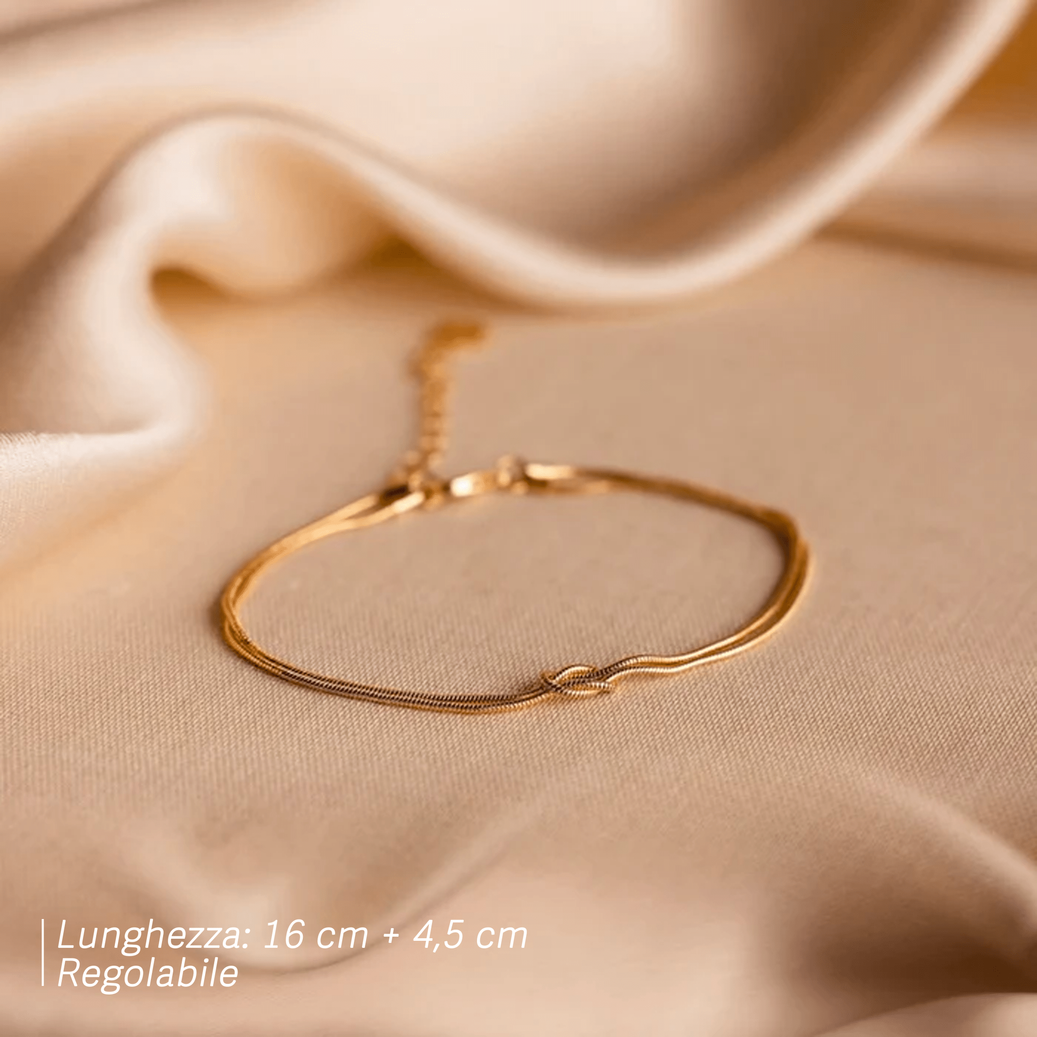 Il nodo che ci Lega™ - Bracciale Per Sempre Uniti - VerdeChiaro