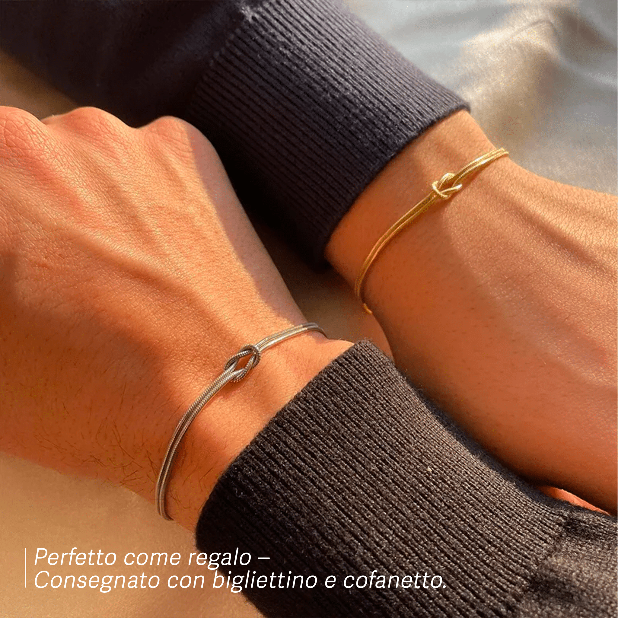 Il nodo che ci Lega™ - Bracciale Per Sempre Uniti - VerdeChiaro