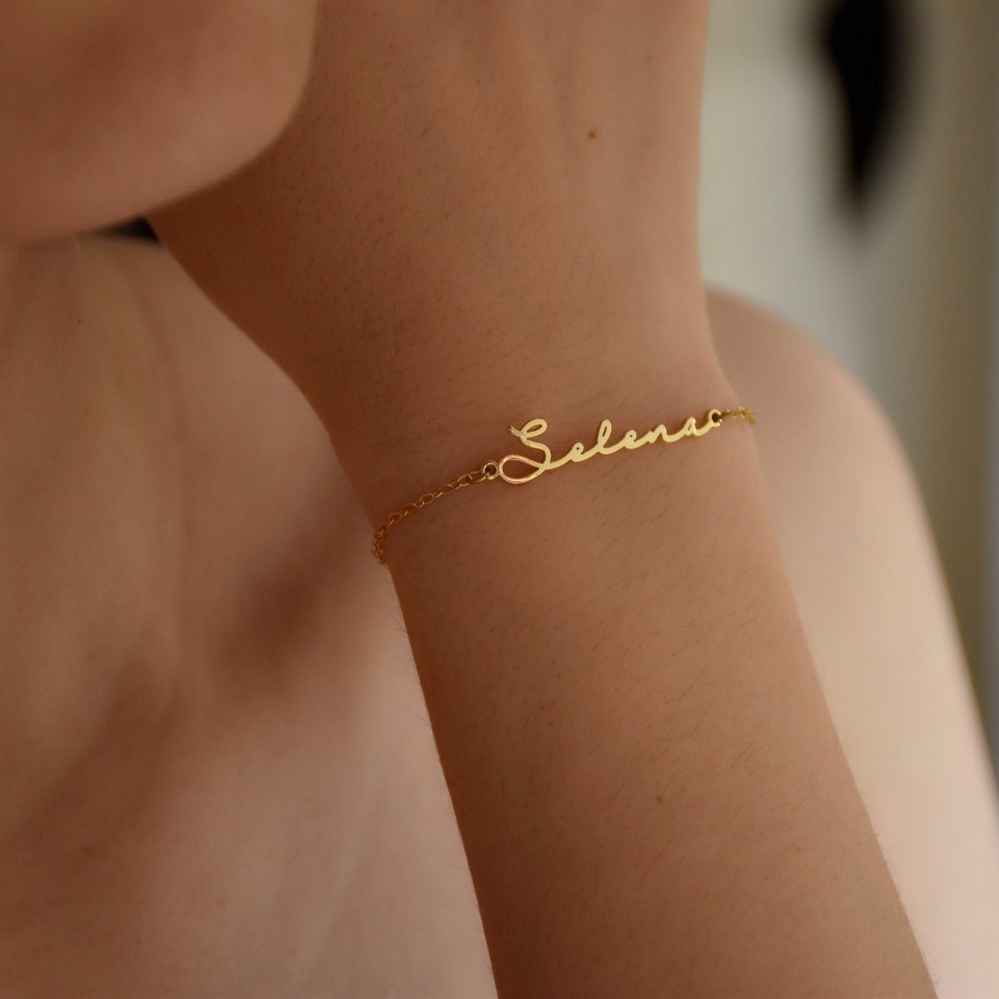 Legame - Bracciale Personalizzato con Nome - VerdeChiaro