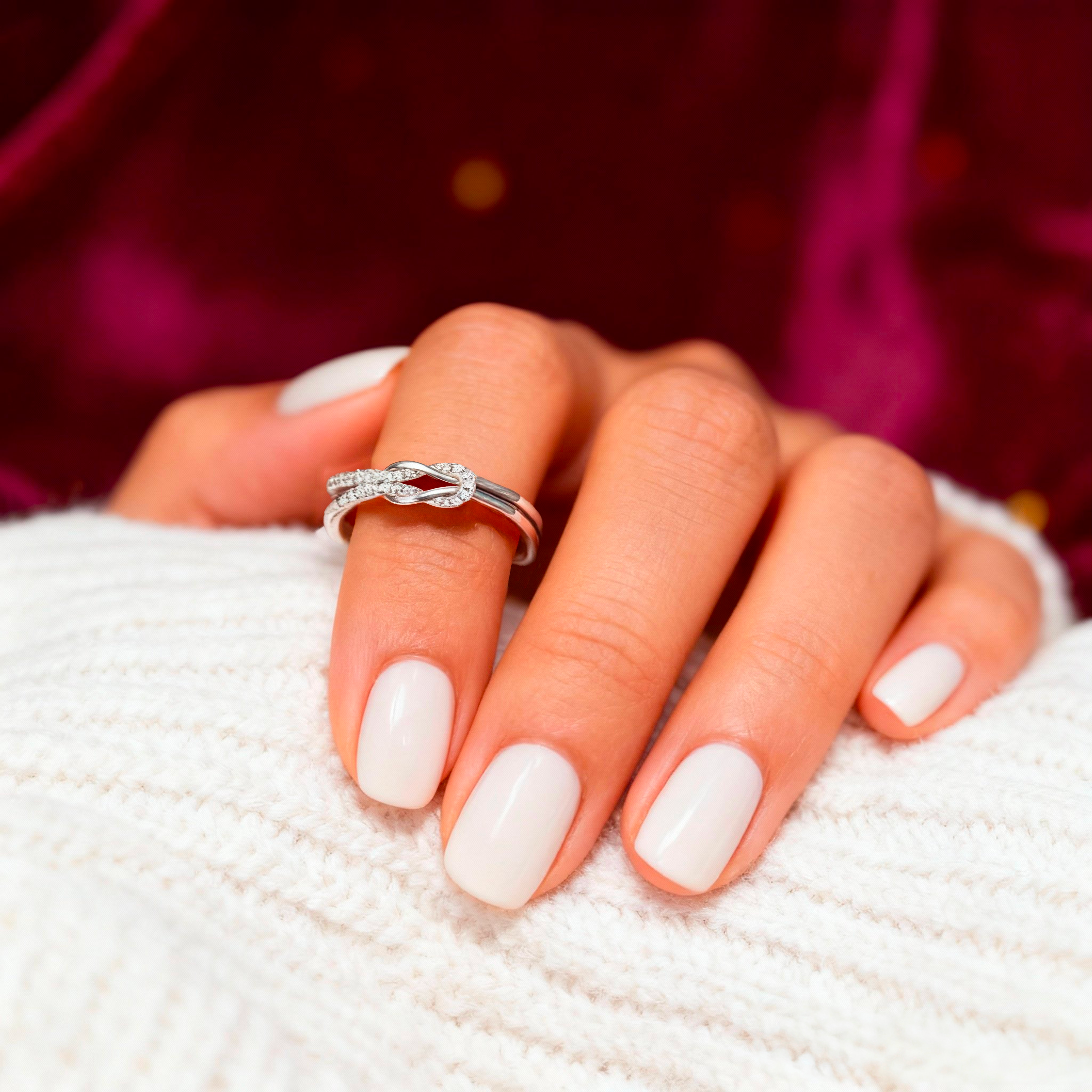 Alla Mia Migliore Amica™ - Anello Nodo