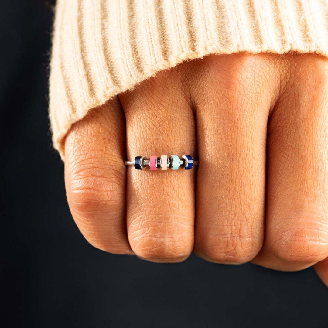Per Mia Figlia™ - Anello Colorato Antistress - VerdeChiaro