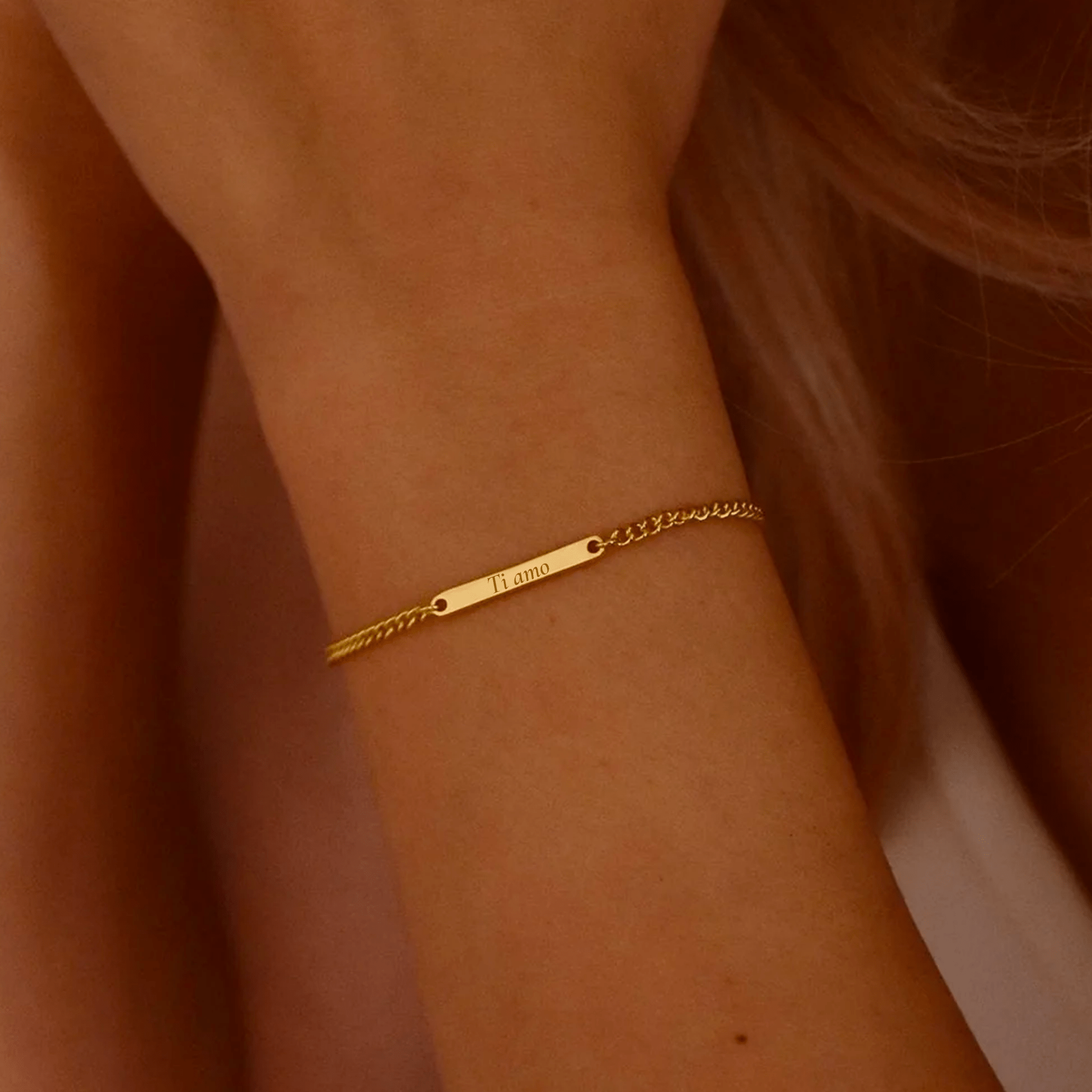 Promessa – Bracciale con Incisione Personalizzata - VerdeChiaro
