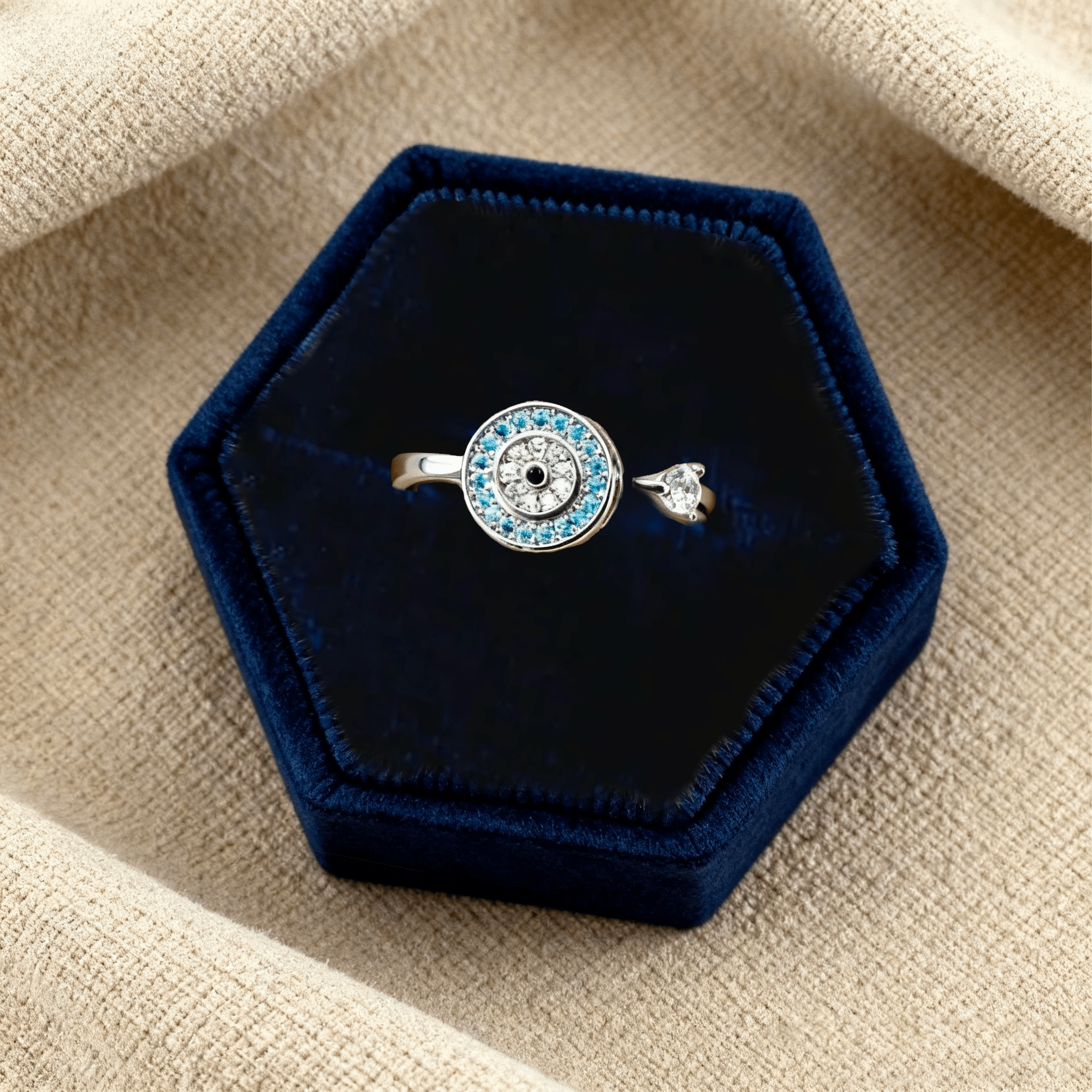 A Mia Figlia™ - Anello Occhio Protettivo Antistress - VerdeChiaro