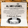 Al Mio Uomo™ - Bracciale Uniti Per Sempre - VerdeChiaro