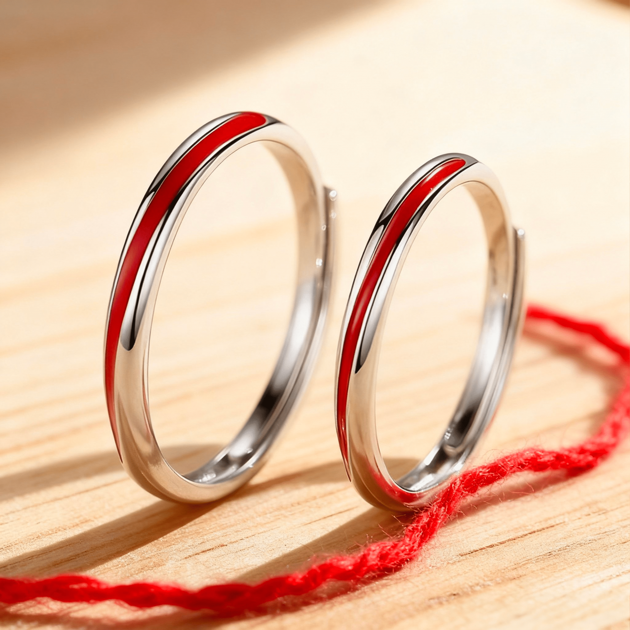 Alla Mia Migliore Amica™ - Anello Filo Rosso del Destino - VerdeChiaro