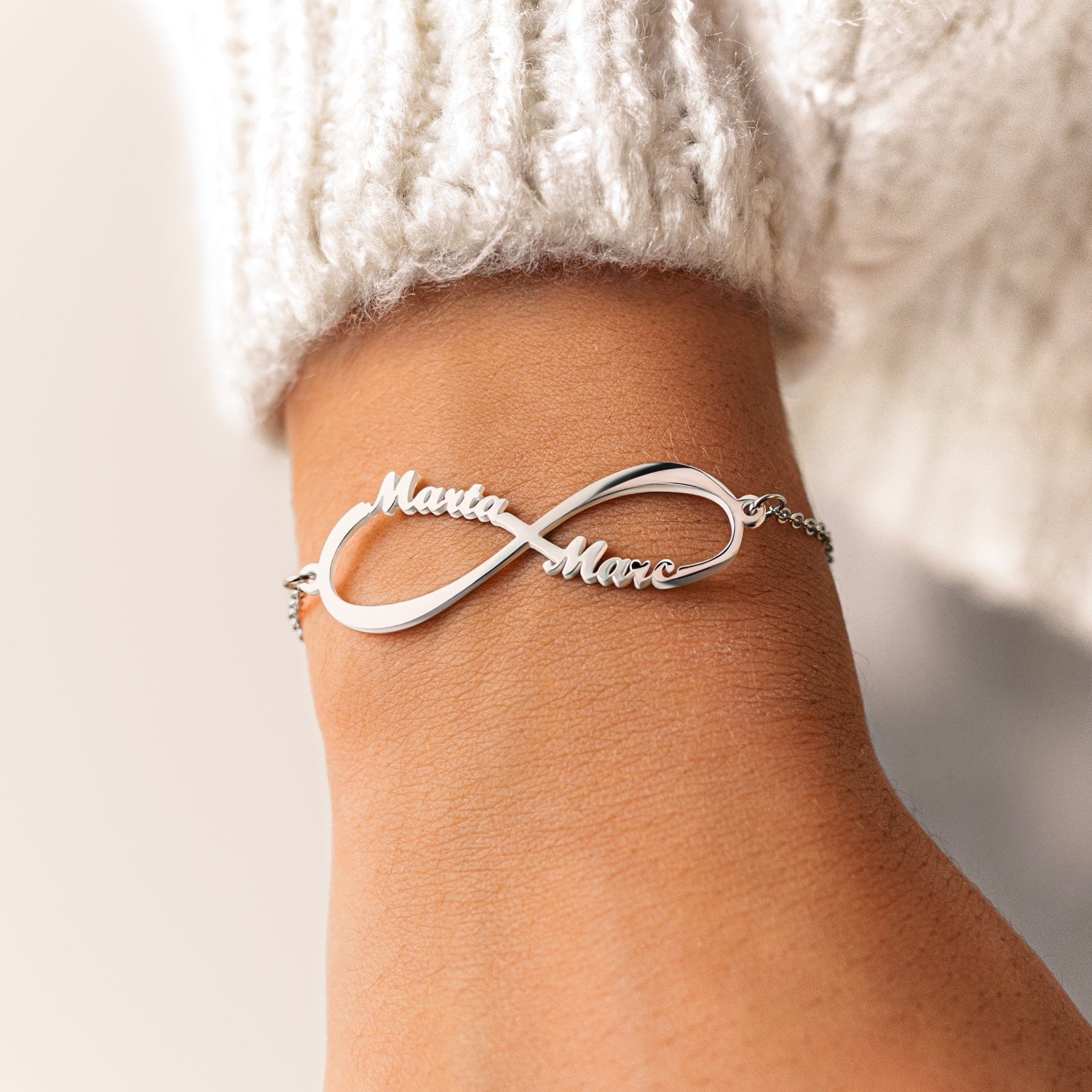 Amore Infinito - Braccialetto Personalizzato - VerdeChiaro