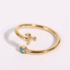 Cosmo – Anello Zodiacale con Pietra Natale - VerdeChiaro