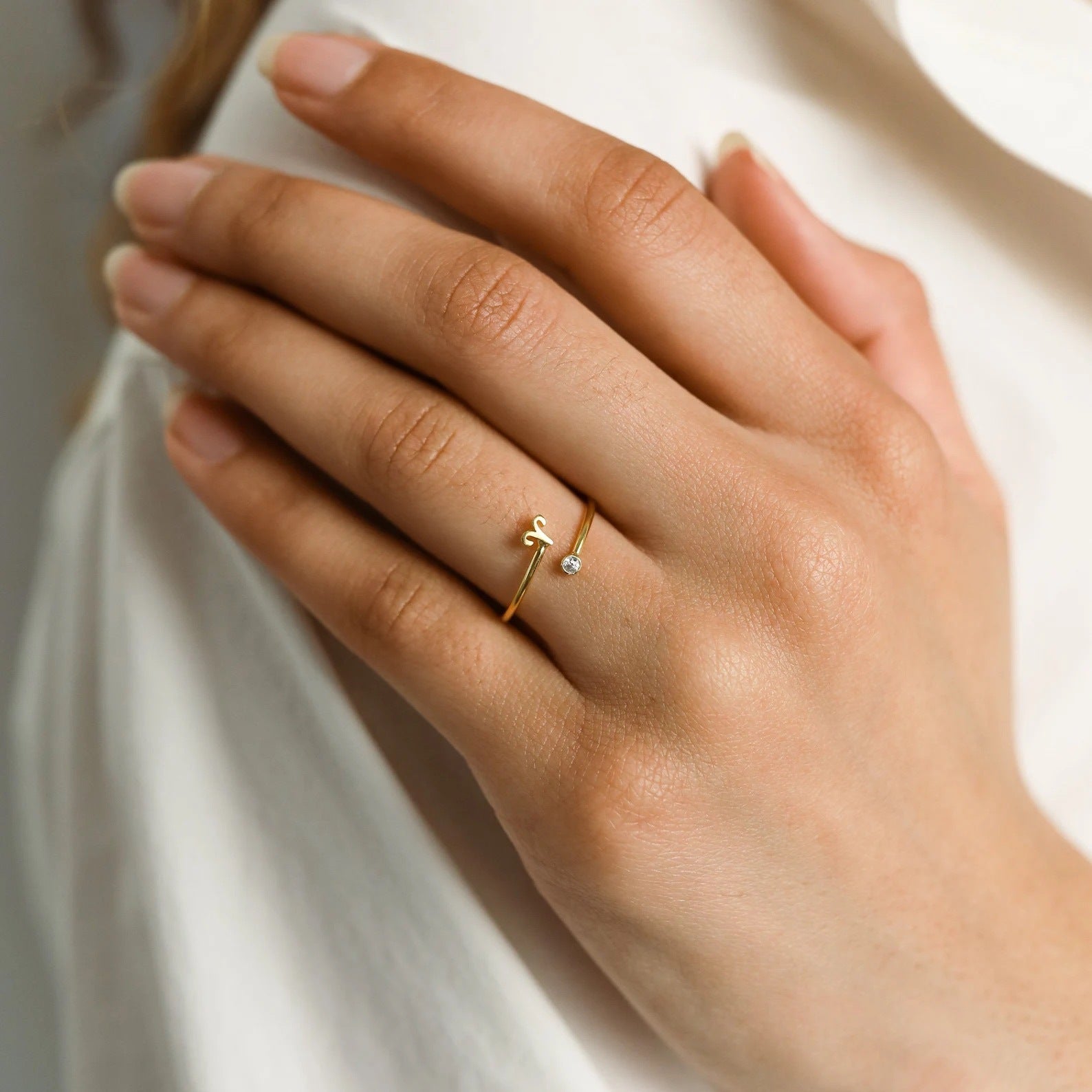 Cosmo – Anello Zodiacale con Pietra Natale - VerdeChiaro