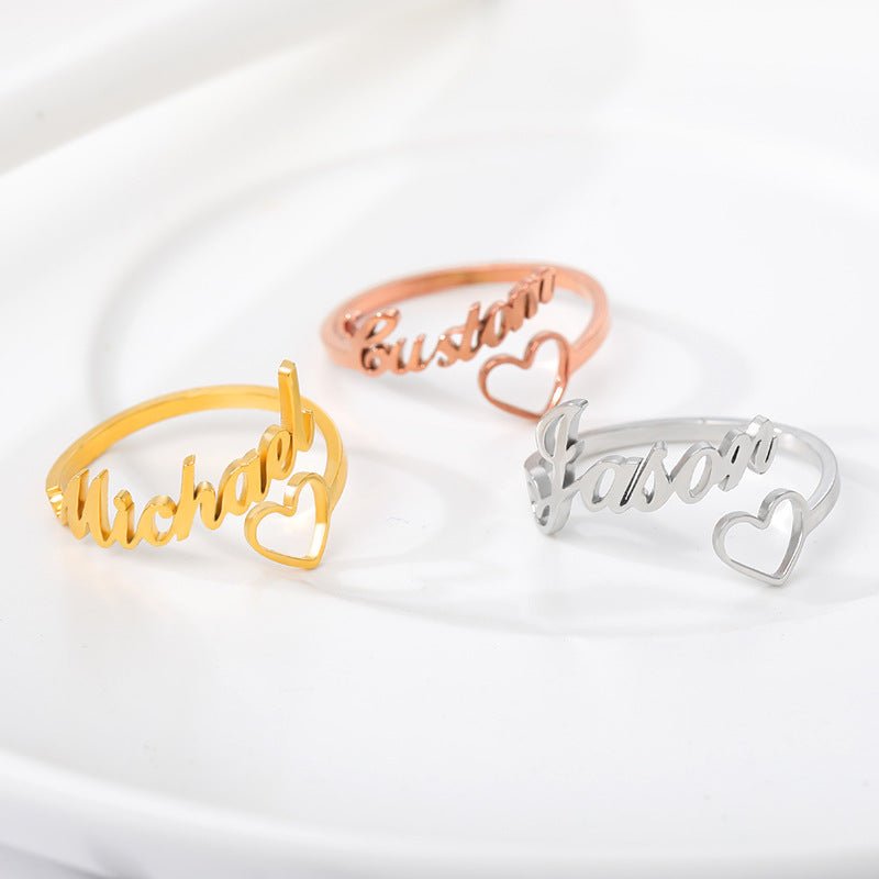 Cuore Infinito - Anello Personalizzato - VerdeChiaro