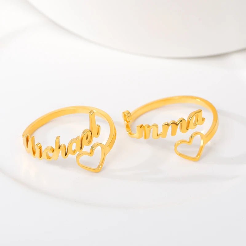 Cuore Infinito - Anello Personalizzato - VerdeChiaro