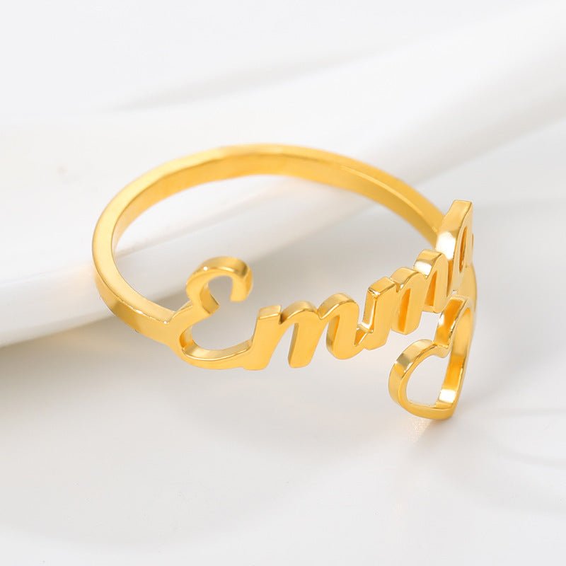 Cuore Infinito - Anello Personalizzato - VerdeChiaro