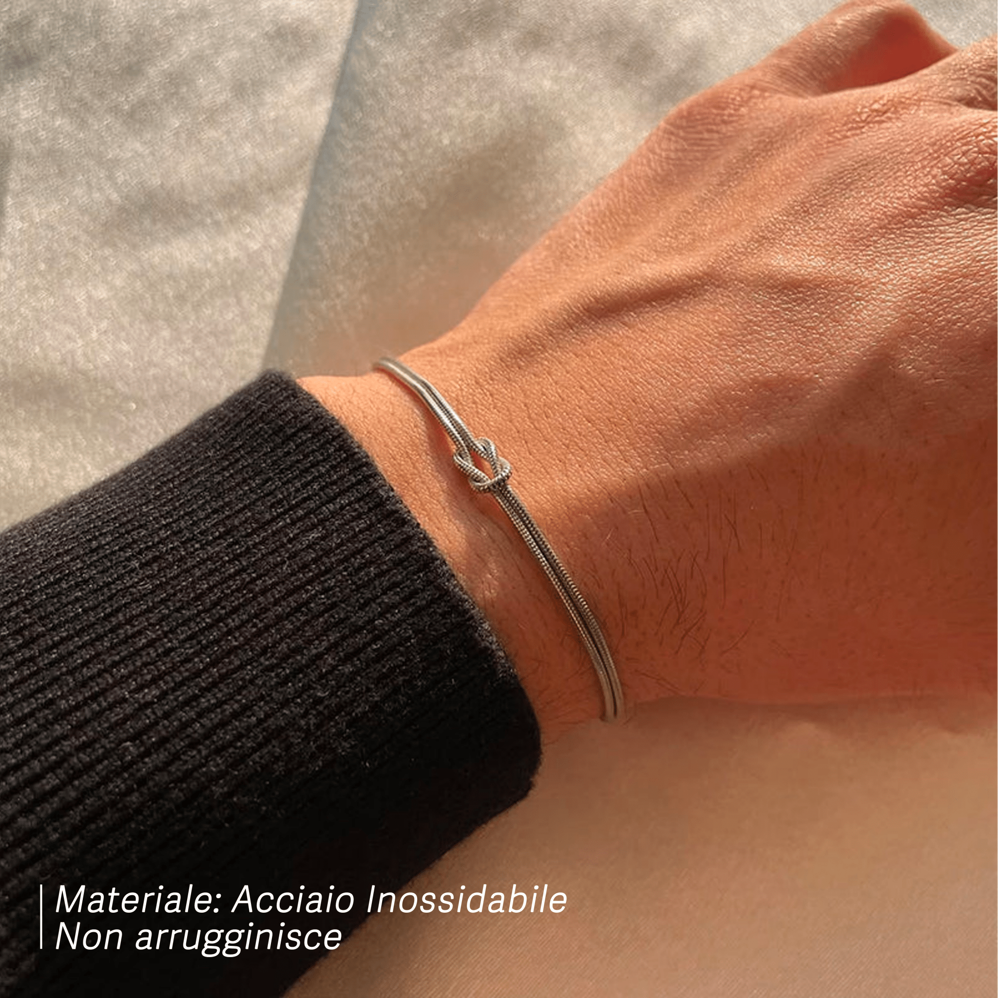 Il nodo che ci Lega™ - Bracciale Per Sempre Uniti - VerdeChiaro
