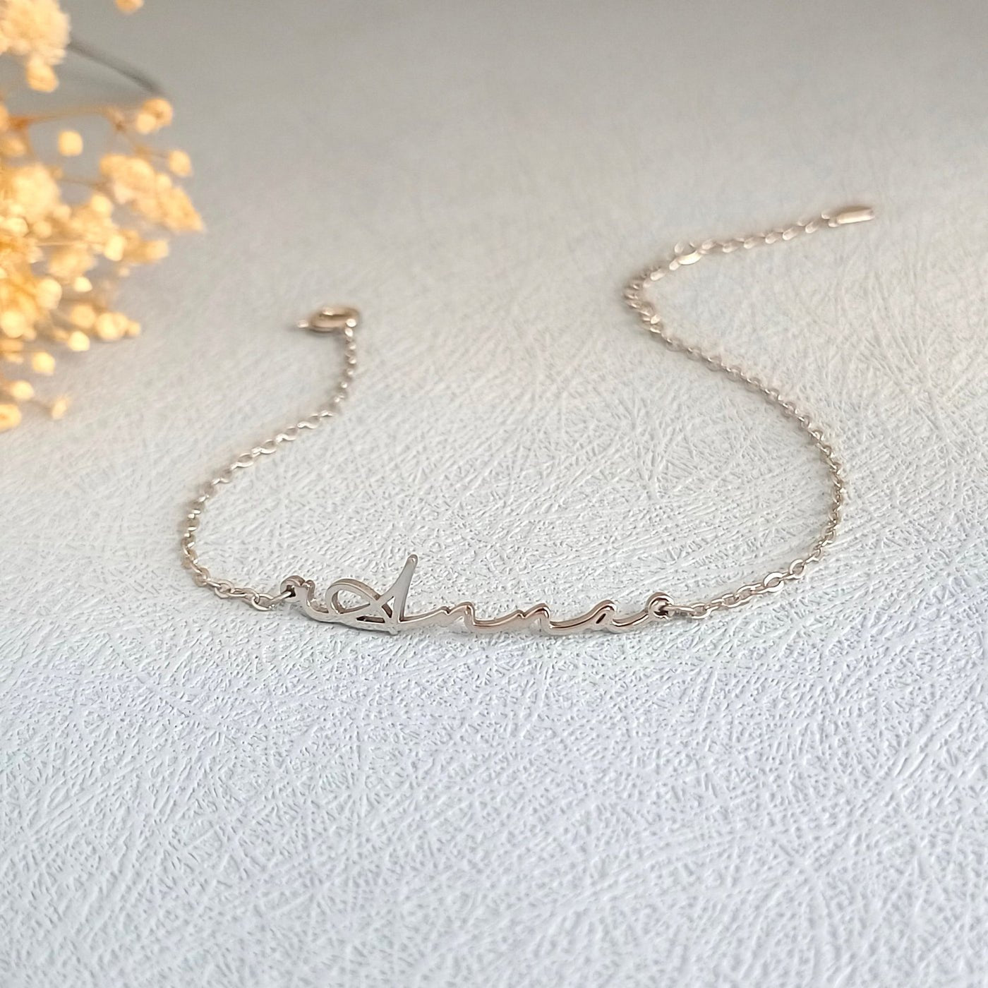 Legame - Bracciale Personalizzato con Nome - VerdeChiaro