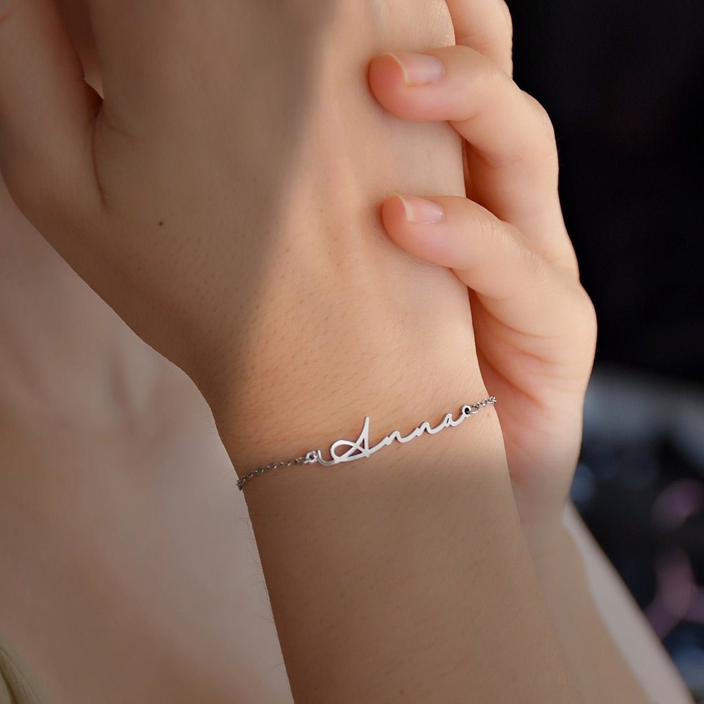 Legame - Bracciale Personalizzato con Nome - VerdeChiaro