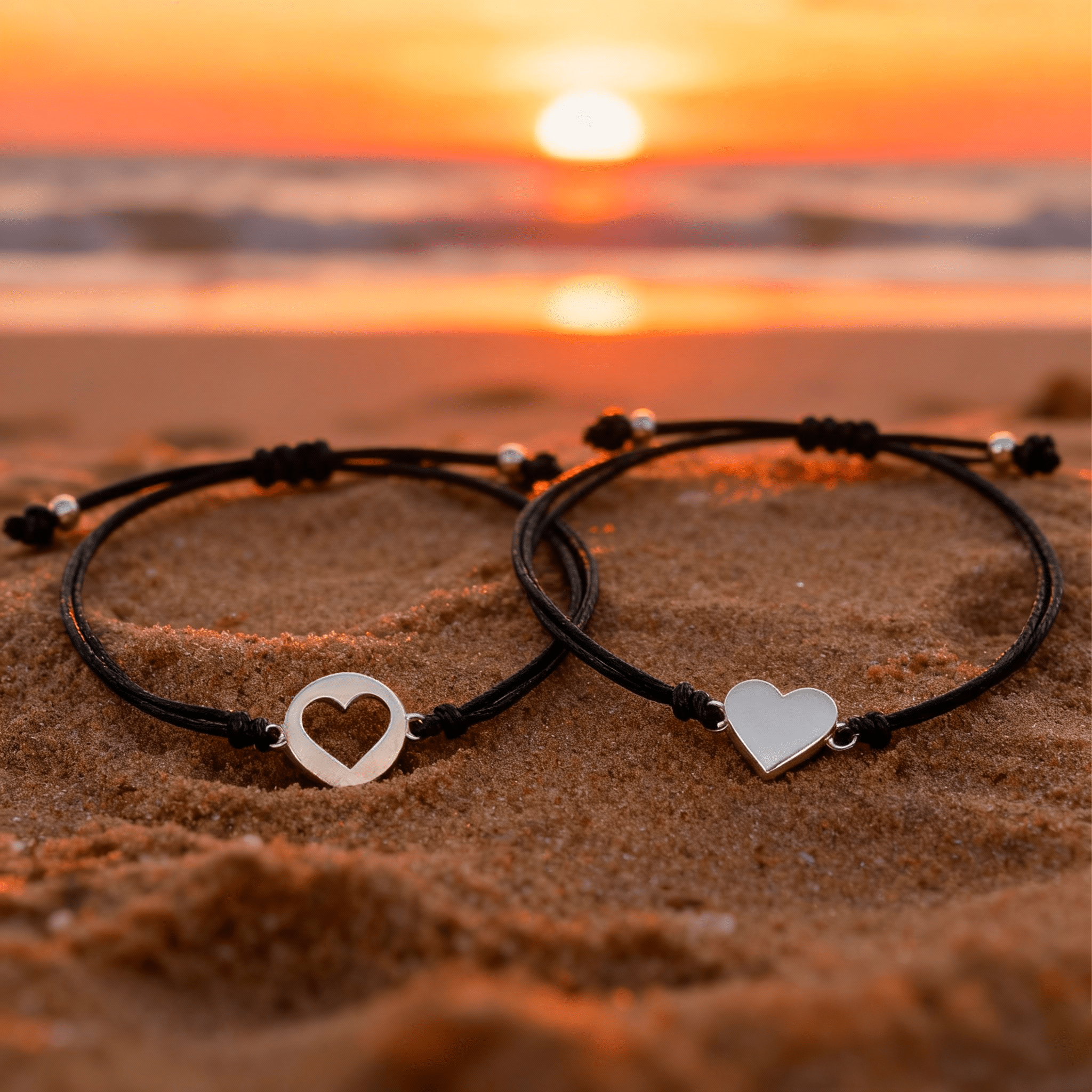 Madre e Figlia™ - Bracciali del Cuore - VerdeChiaro