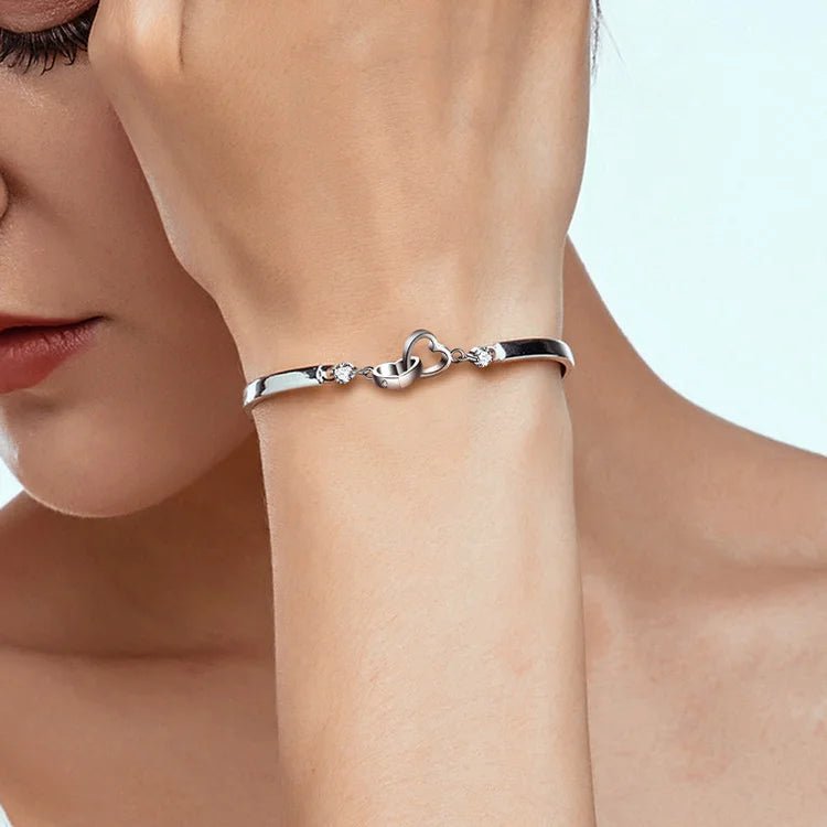 Mamma e Figlia™ - Bracciale in Argento sterling S925 - VerdeChiaro