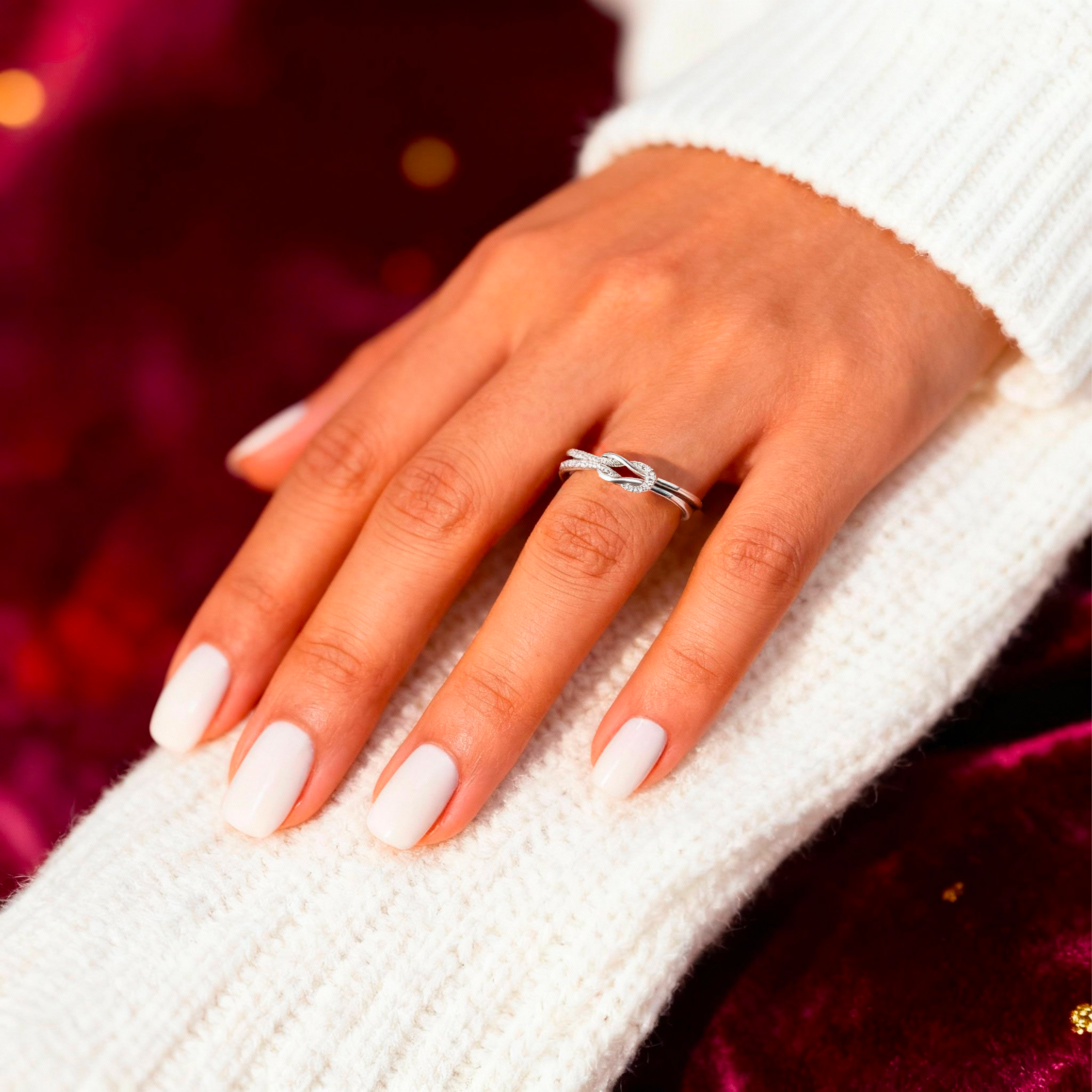 Alla Mia Migliore Amica™ - Anello Nodo