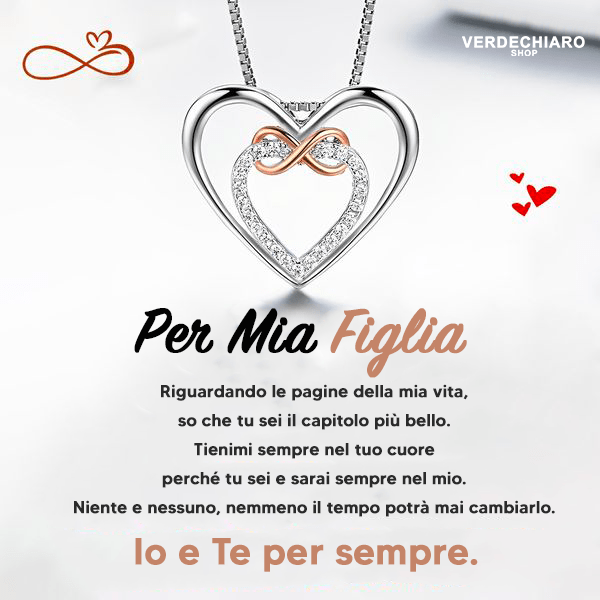 Per Mia Figlia™ - Collana in Argento S925 - VerdeChiaro