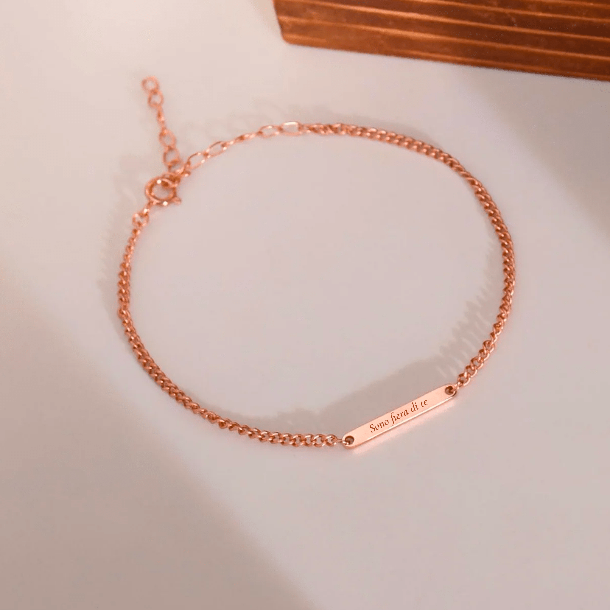 Promessa – Bracciale con Incisione Personalizzata - VerdeChiaro
