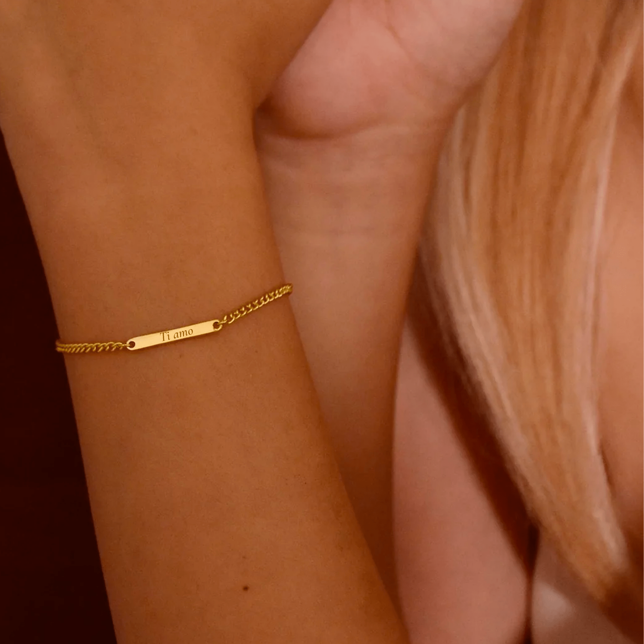 Promessa – Bracciale con Incisione Personalizzata - VerdeChiaro