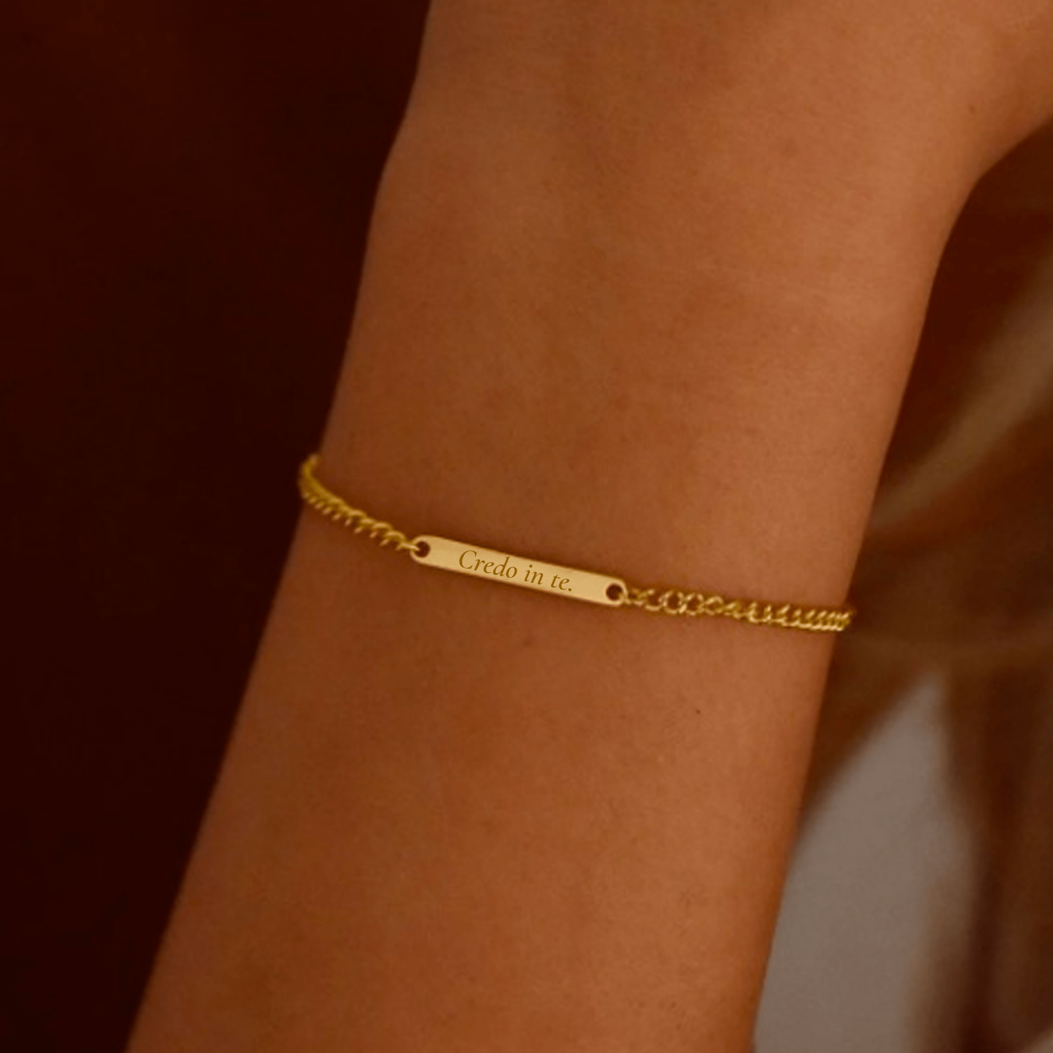 Promessa – Bracciale con Incisione Personalizzata - VerdeChiaro