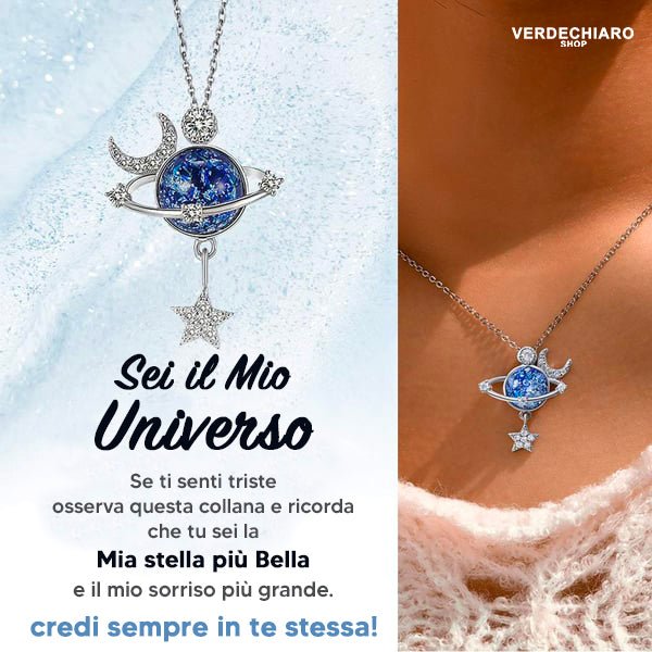 Sei il Mio Universo™ - Collana Universo - VerdeChiaro